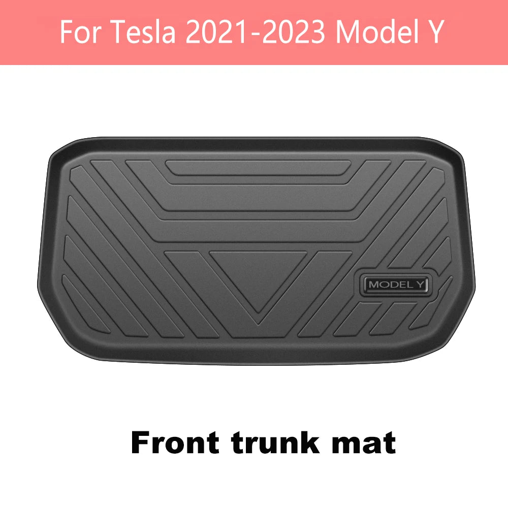 Trunk Mats Storage Pads Cargo Tray For Tesla Model Y