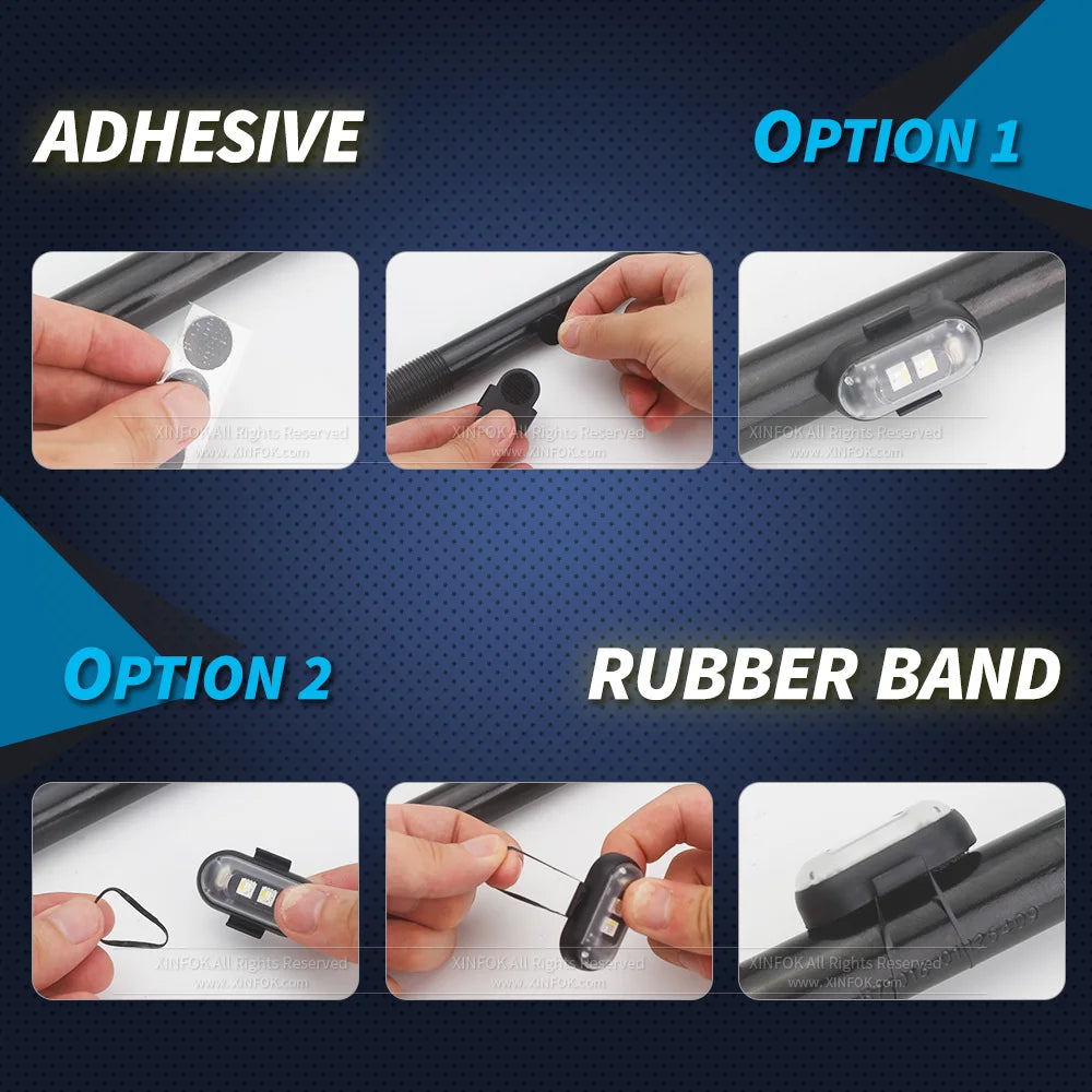 Universal Motorcycle Wireless Lights LED