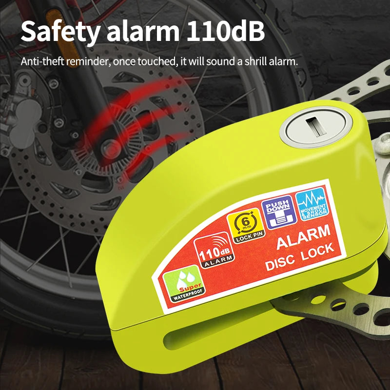 Universal Motorcycle Lock Alarm System