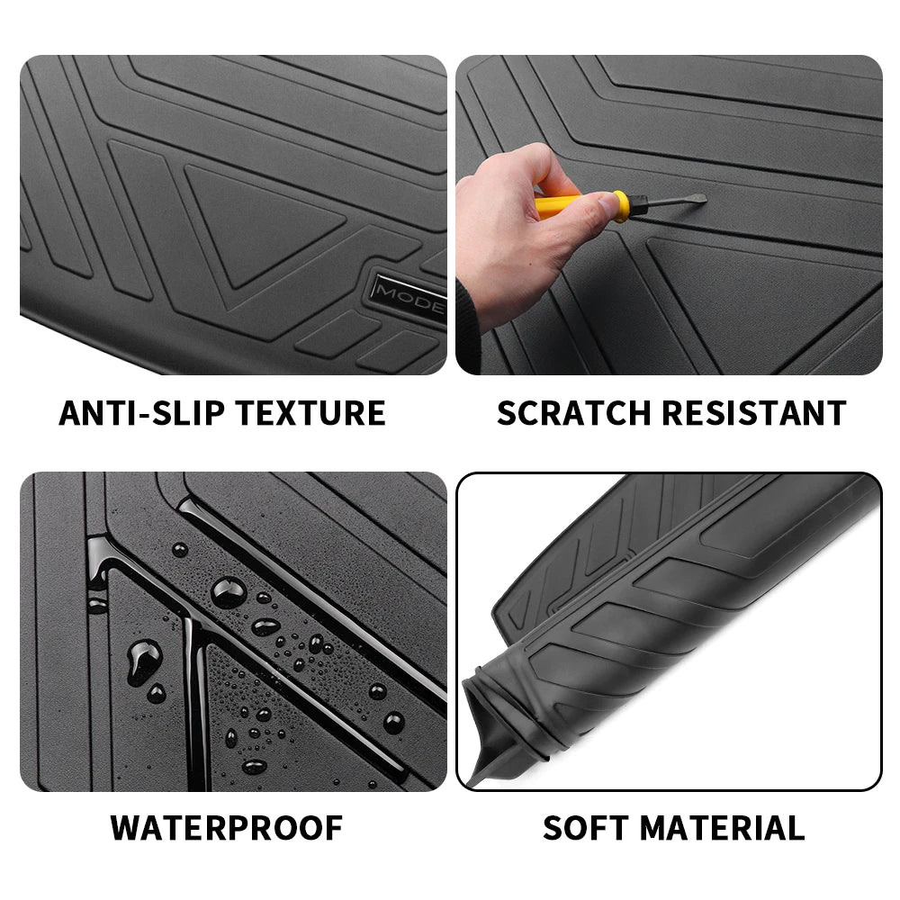 Trunk Mats Storage Pads Cargo Tray For Tesla Model Y