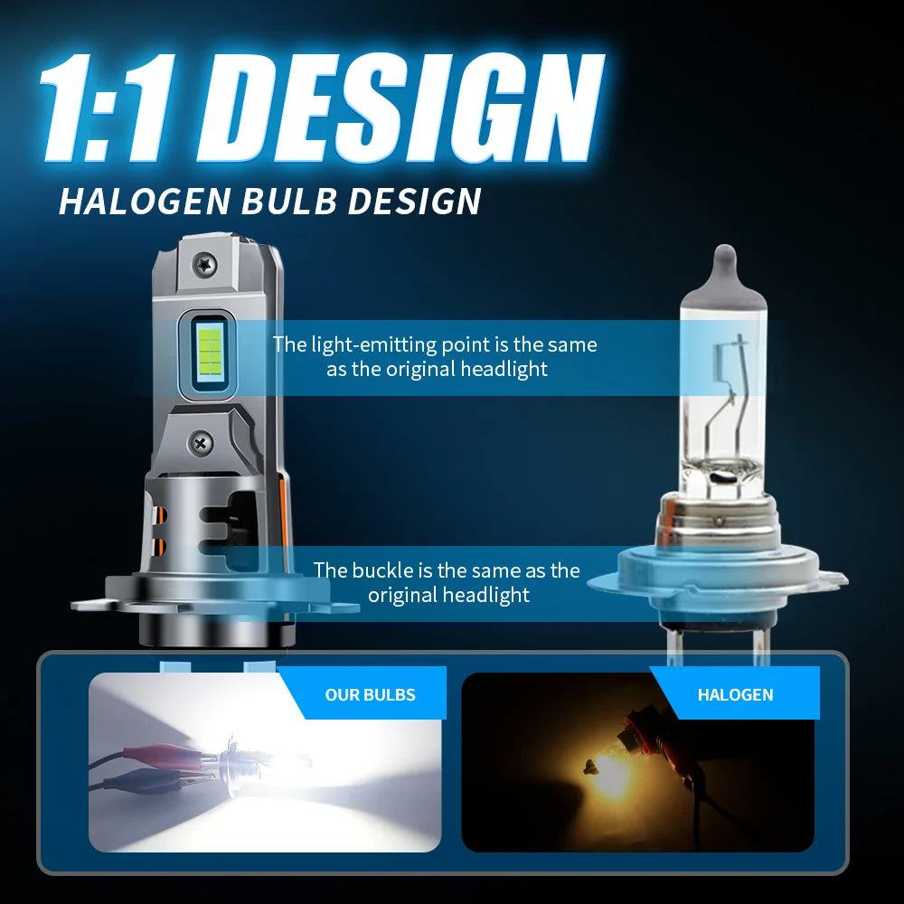 Universal LED Car Headlight Bulb Wireless