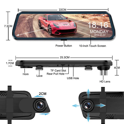 Universal Mirror Camera Touch Screen