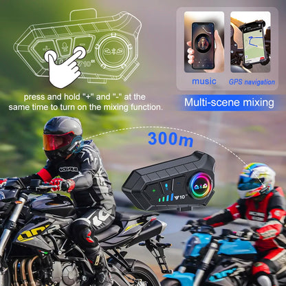 Universal Motorcycle Helmet Bluetooth Speaker