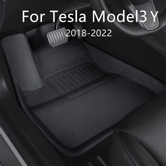 Floor mat TPE XPE For Tesla Model 3 Model Y