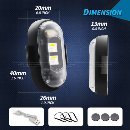 Universal Motorcycle Wireless Lights LED