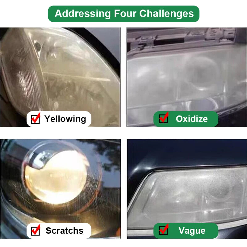 Universal Car Headlight Restoration Kit