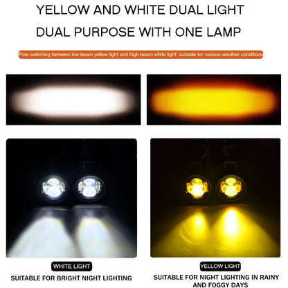 Universal Motorcycle Headlight Fog Lamp