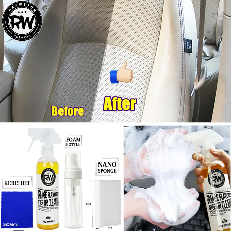 Foamy Car Interior Leather Wash